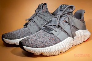 adidas prophere grey solar red
