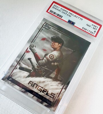2021 Topps Project 70 Shohei Ohtani Chuck Styles #491 PSA 8 ? Low 