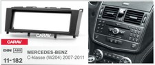 1DIN Rahmen Radioblende passt f&uuml;r MERCEDES-BENZ C-Klasse (W204) 2007-2011