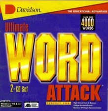 Ultimate Word Attack PC MAC CD learn spelling vocabulary puzzle maze arcade game