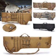 Tactical Molle Rifle Scabbard Military Gun Holster Assault Shotgun Carrier Bag