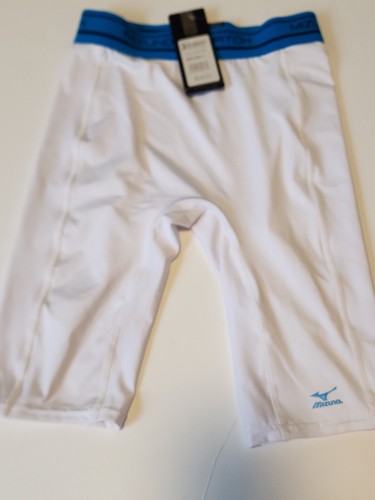 Mizuno Damen weiß feuchtigkeitsableitende Kompression Fastpitch Softball Shorts Small neu mit Etikett - Bild 1 von 6