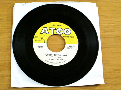 ROCK & ROLL 45 RPM - BOBBY DARIN - ATCO 6127 - ''QUEEN OF THE HOP'' + ''LOST LOVE''
