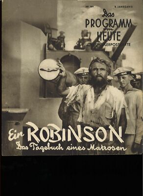 PVH 1627 | EIN ROBINSON | Herbert A. E. Böhme, Malte Jäger | R: Arnold Fanck