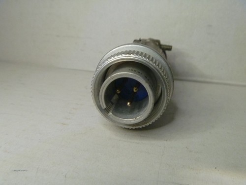 Amphenol 14S-7PF 3 Pin Male Connector with Strain Relief Clamp - Picture 4 of 4
