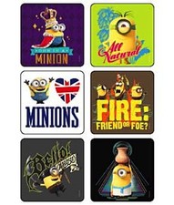 18 The Minions Movie Stickers Party Favors Teacher Supply - Despicable Me
