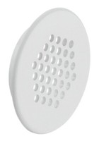 LüFtungsgitter HäFele, Kunststoff, Gelocht Rund, Weiß Ø 48 Mm FüR MöBel, Camping