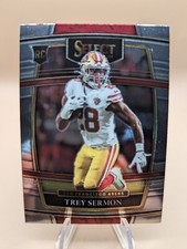 2021 Select Football Trey Sermon Concourse Rookie card #68 San Francisco 49ers