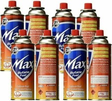 Uniware Butane Fuel Canisters for Portable Camping Stoves, 8 Cans