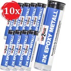 10 xTop2Glue 2K Epoxidkitt für Schnellreparaturen Kaltmetall Knetmetall Haftstah