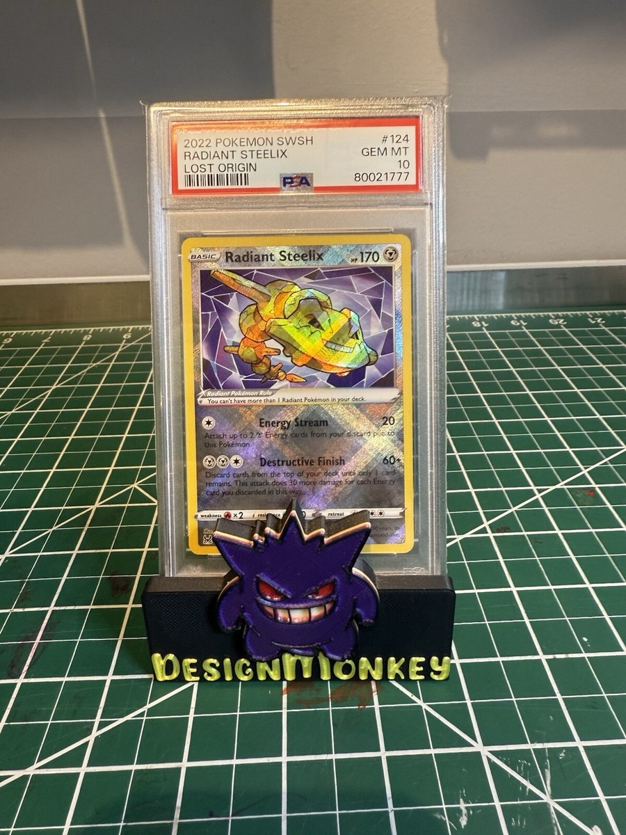 Radiant Steelix 124/196 GEM MINT PSA 10. Pokemon SW&SH Lost Origin