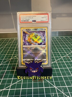Radiant Steelix 124/196 GEM MINT PSA 10. Pokemon SW&SH Lost Origin - 2022