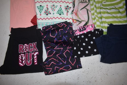 Wholesale Bulk Lot Of 15 Girls Size Large 10 12 Mix Season Tops Bottoms Shirts - Picture 4 of 5