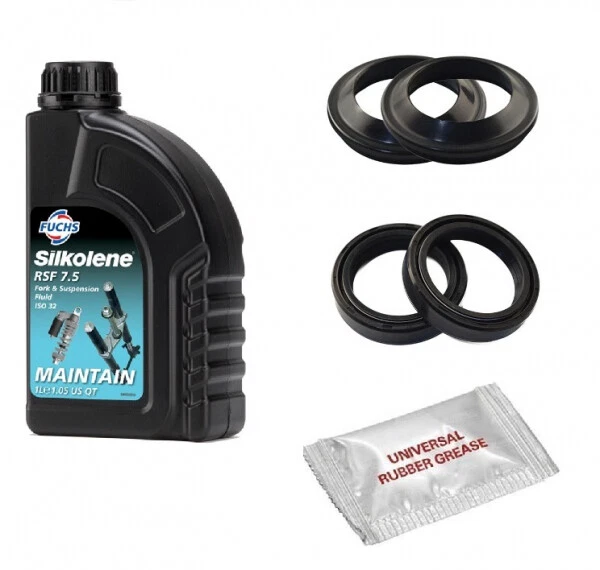 Laverda 1200 MIRAGE 1978-1983 Par de Garfo Vedação de Óleo Vedação de Poeira Kit de Óleo de Silkoleno - Imagem 2 de 2