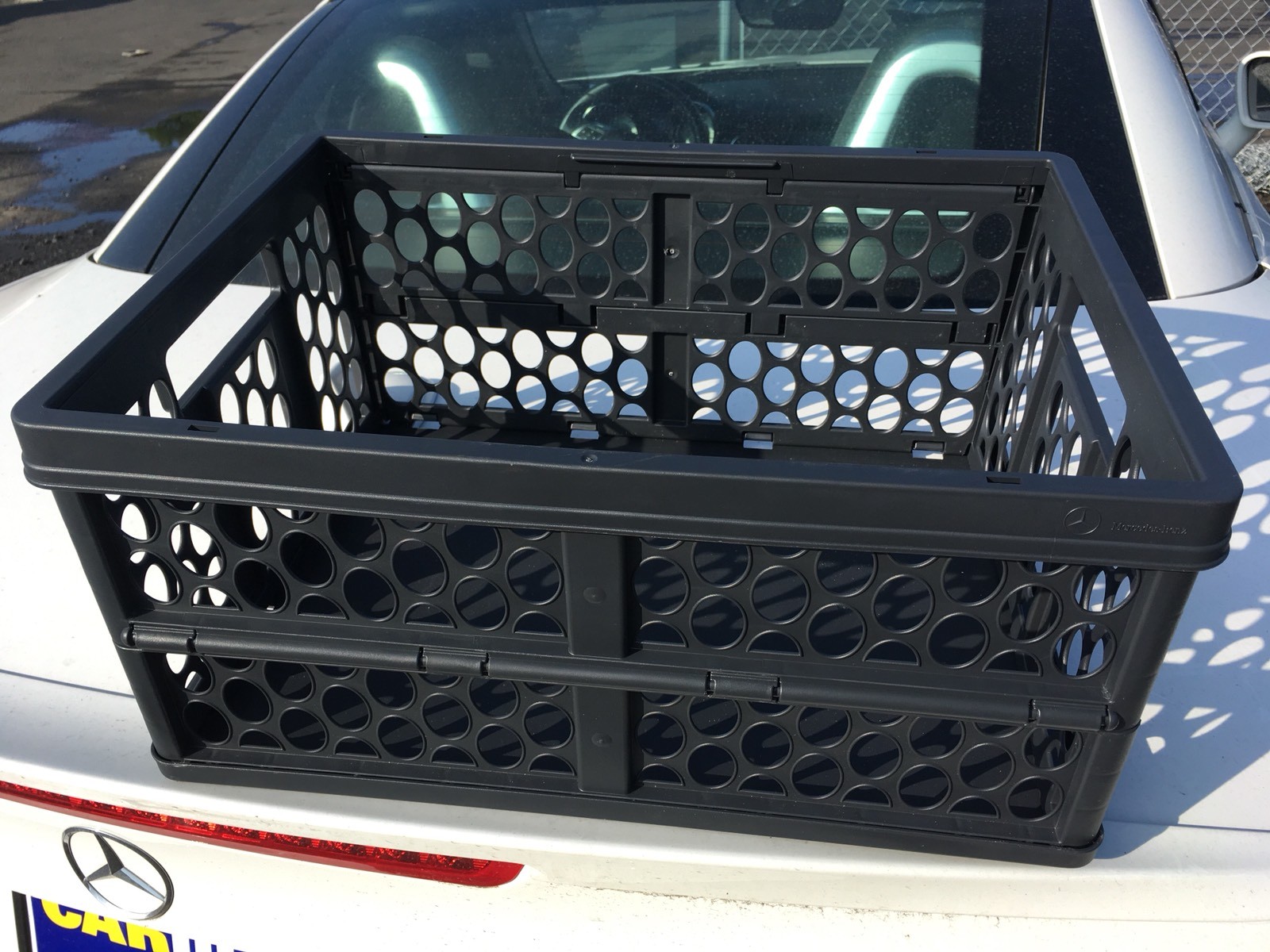Genuine MERCEDES BENZ Collapsible Storage Shopping Crate 
