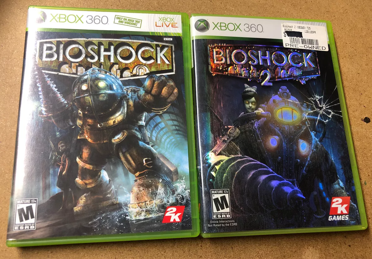 BIOSHOCK AND BIOSHOCK 2 Xbox 360 Games