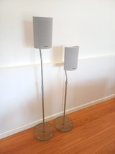 Onkyo Speakers 2 SKM-330S Surround Right / Left Speakers  Adjustable Stands