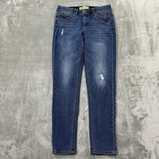 Democracy Jeans Womens 6 Blue Ankle Skinny Stretch Ab Technology Medium Wash