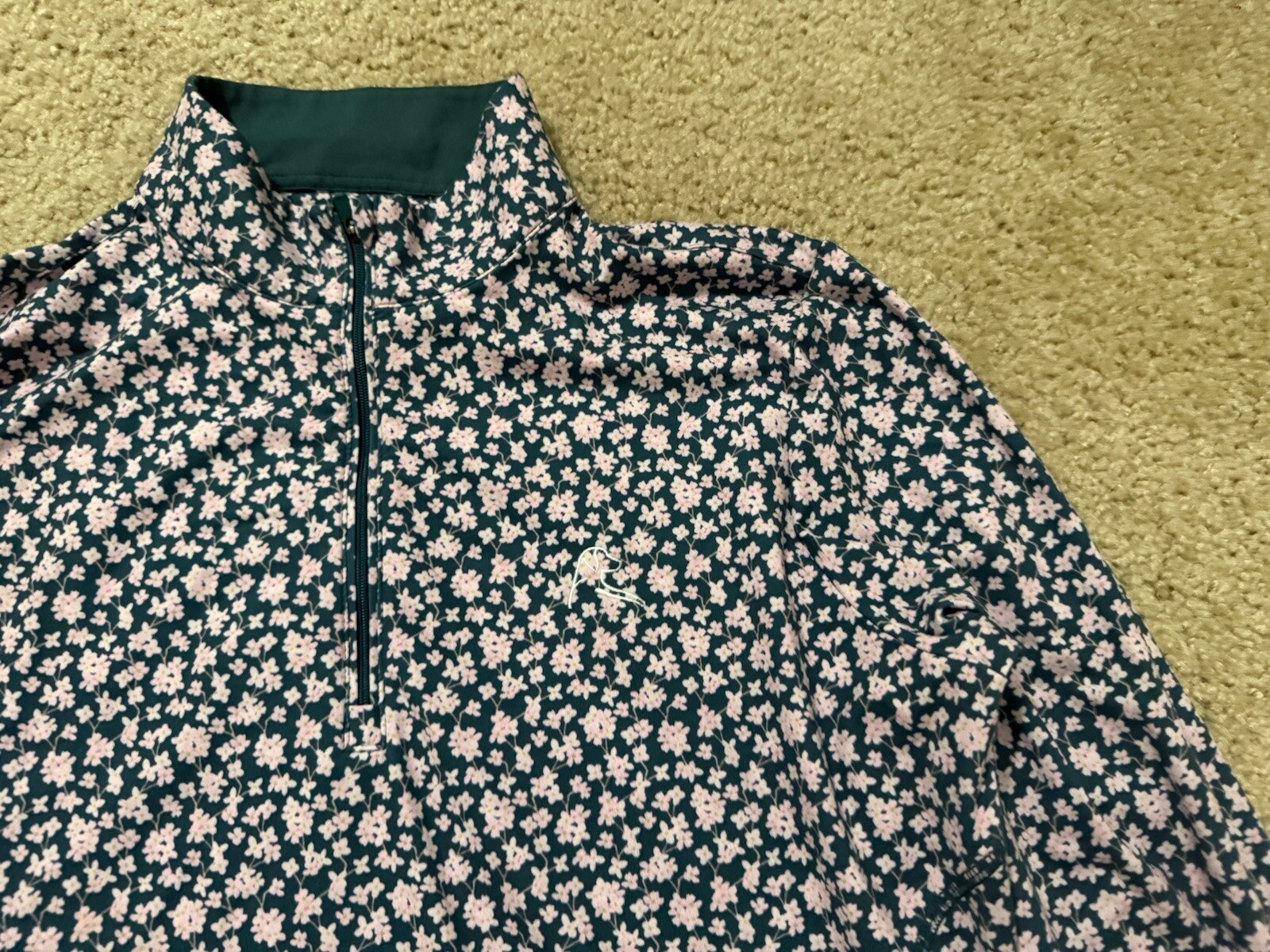 Rhoback Women’s Performance Quarter Zip Large Flo… - image 5