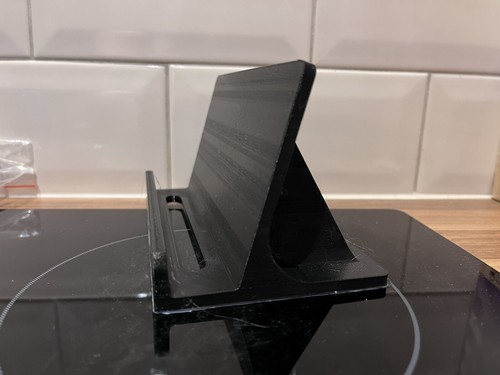 Black Smart Monitor Vtech Holder Stand Tablet iPhone Samsung 160mm 25mm Thick - Picture 2 of 11