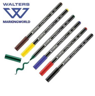 Edding 4200 Porcelain Brush Pen Set of Decorate Mugs, Plates