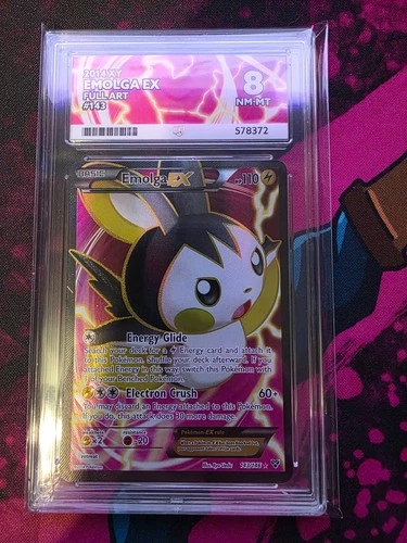 Emolga EX 143/146 ACE graded card