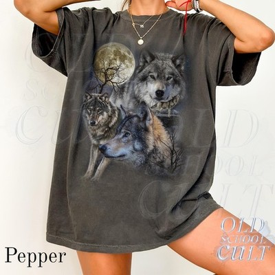 Wolf Vintage Retro Design Comfort Tee