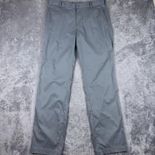Nike Golf Pants Mens 35x34 Gray Dri-Fit Performance Stretch Chino Tech Trousers