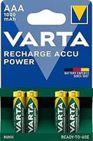Varta Batterien Aaa, Wiederaufladbar, 4 StüCk, Recharge Accu Power, Akku, 1000
