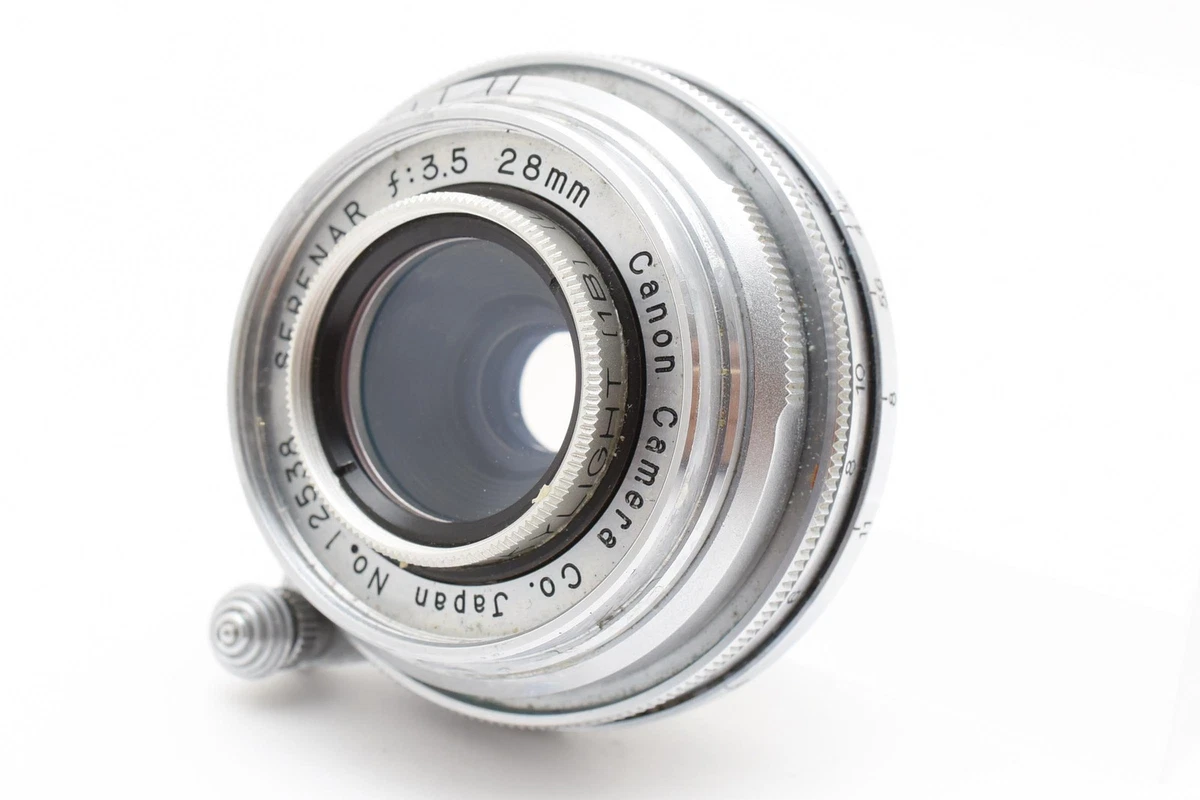 キャノン Canon 28mm f/3.5 Lens LTM L39 3508 Canon f/3.5 Camera Lenses 28mm Focal for sale | eBay