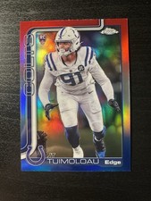 Topps Chrome 2025 JT Tuimoloau Rookie #356 Indianapolis Colts  red white blue
