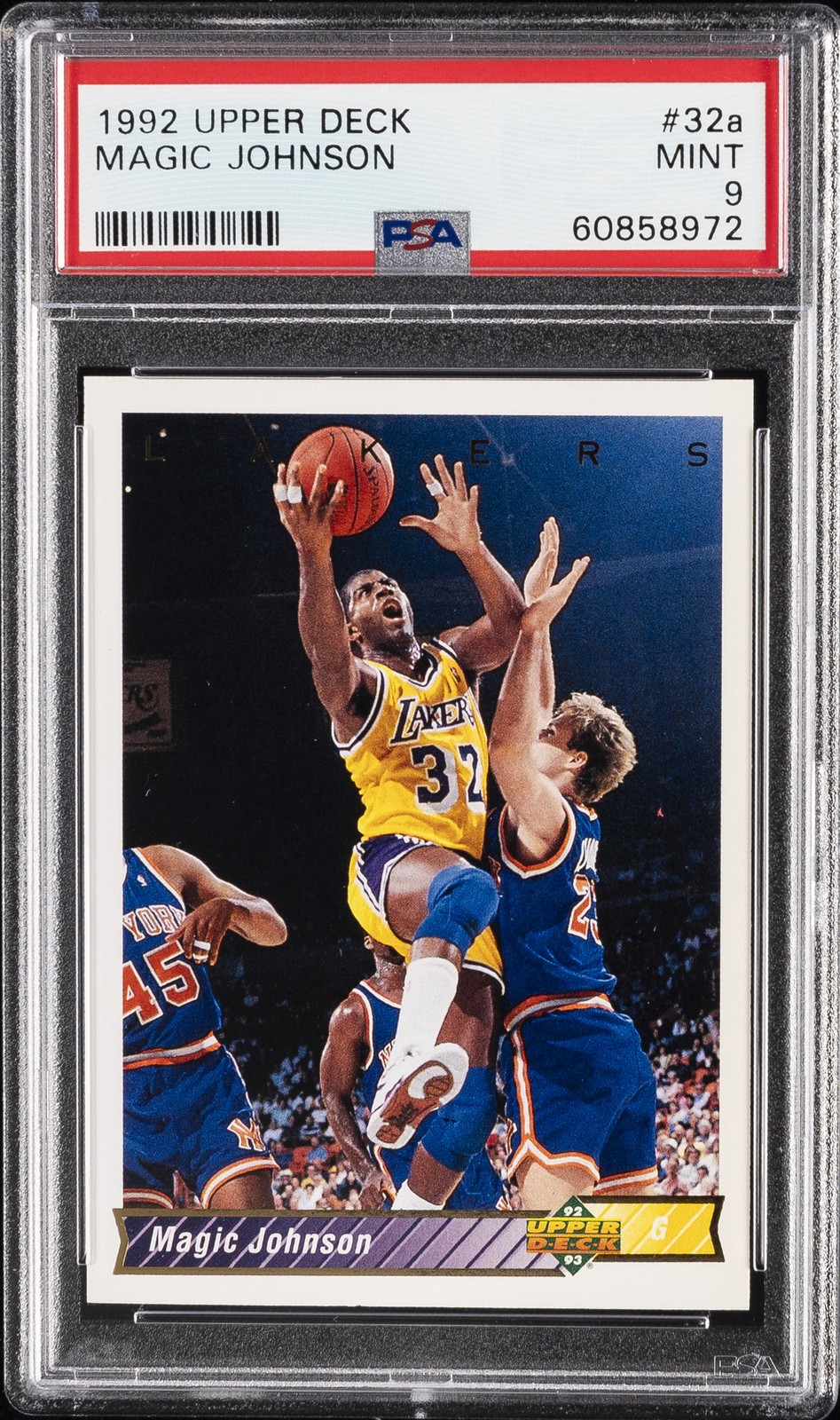 1992 UD #32A MAGIC JOHNSON PSA 9