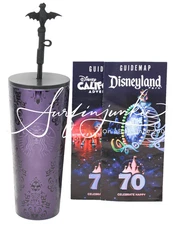 Disneyland Starbucks Haunted Mansion Stainless Steel Purple Tumbler 24 oz 2025