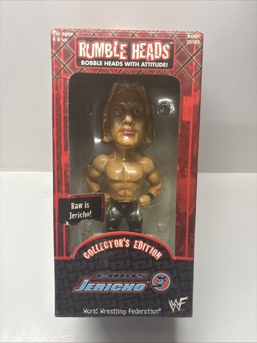 WWF WWE 2001 Rumble Head Y2J Chris Jericho Bobble Head Series
