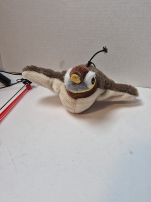 Bird Cat Toy Simulated Chirping Bird Interactive Rechargeable Flapping With Rod
