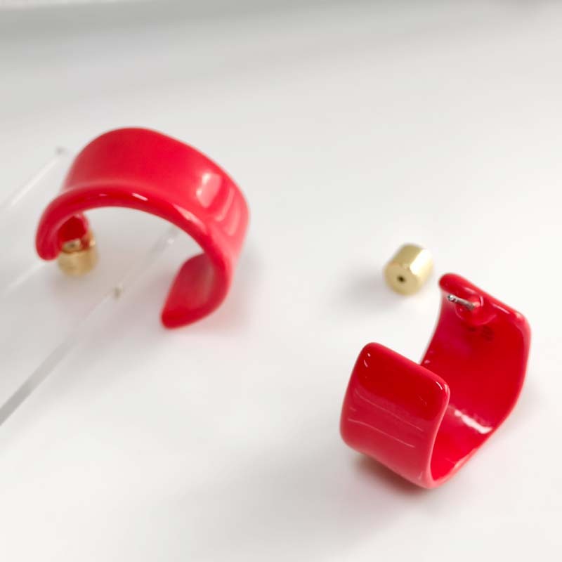 22mm Jenny Bird Statement Huggie Hoop Earrings Chic Women Party Vacation Jewelry