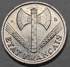 1944 B France 50 Centimes AU Condition Or Better Valuable Coin — photo 1