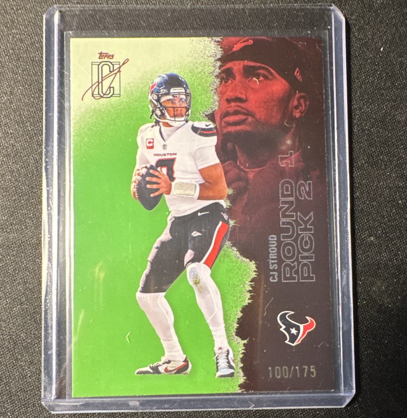 Topps C.J. Stroud Houston Texans Round 2 Pick 2 100/175 NFL Football