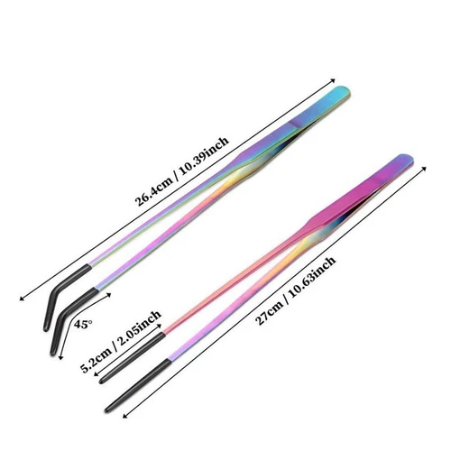 Reptile Feeding Tongs Long for Bearded Dragon Terrarium Supplies Water Grass