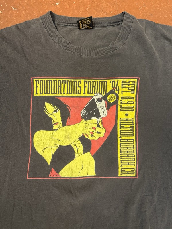 Rare Vintage 1994 Foundations Forum Heavy Metal T Shirt Brockum  Xl