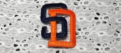 San Diego Padres Blue and Orange Patch - FREE SHIPPING!! Standard Mail