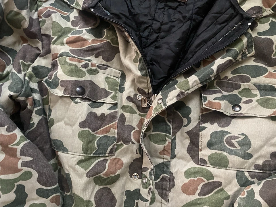 Walls Vtg Outdoor Blizzard Pruf Realtree Camo Insulated Coveralls Read Descriptn - Image 3 of 4