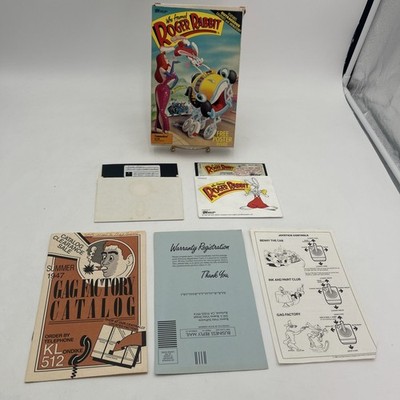 Who Framed Roger Rabbit - Commodore 64 128 C64 - 5 1/4'' Disc, No Poster