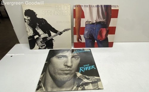3pc VTG Vinyl LP Lot Bruce Springsteen UNTESTED