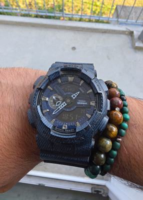 Casio G-SHOCK GA-110DC Herren Armbanduhr Quarz Harz Blau 200 m 20 ATM