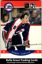 1990-91 Pro Set Randy Carlyle #325 Winnipeg Jets NHL Hockey
