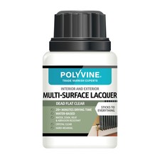 Polyvine Multi Surface lacquer - (was Crystal Clear) Dead Flat Finish