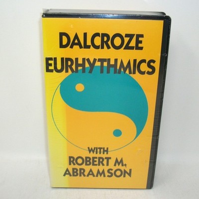 VHS Tape DALCROZE EURHYTHMICS with Robert M Abramson SEALED COVER ART WEAR