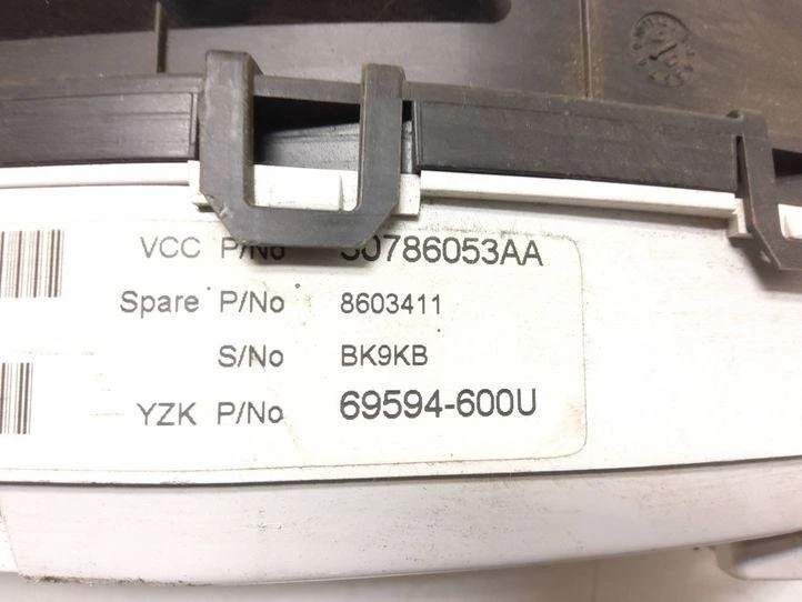 VOLVO V70 I LV Kombiinstrument 30786053AA 69594600U 2.00 Petrol 105kw 20547234 - Bild 2 von 4