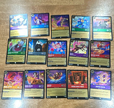 Disney Lorcana Hyperia City 15 Card Lot Foil Miguel Rivera LQQK  